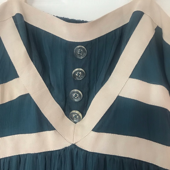 Anthropologie Butlapp Skyfall blue dress Size 2 - Picture 3 of 5